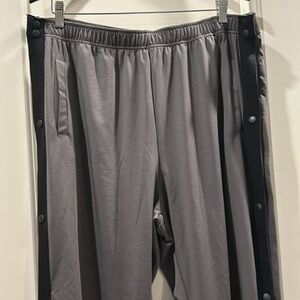 NWOT Deyeek Mens Tear Away Snap Closure track Pants elastic waistband Size XXL